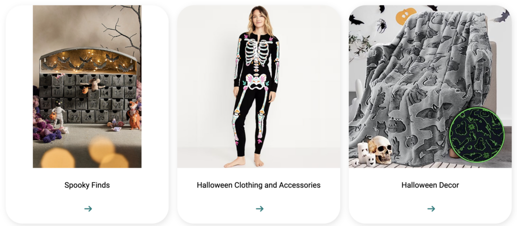 Elfster's Halloween gift guides for spooky finds, halloween clothing and halloween decor